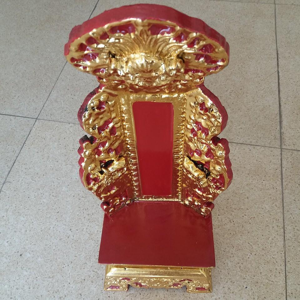 Đồ thờ cúng bài vị gỗ mít sơn son thiếp vàng kích thước cao 50cmx22cmx12cm