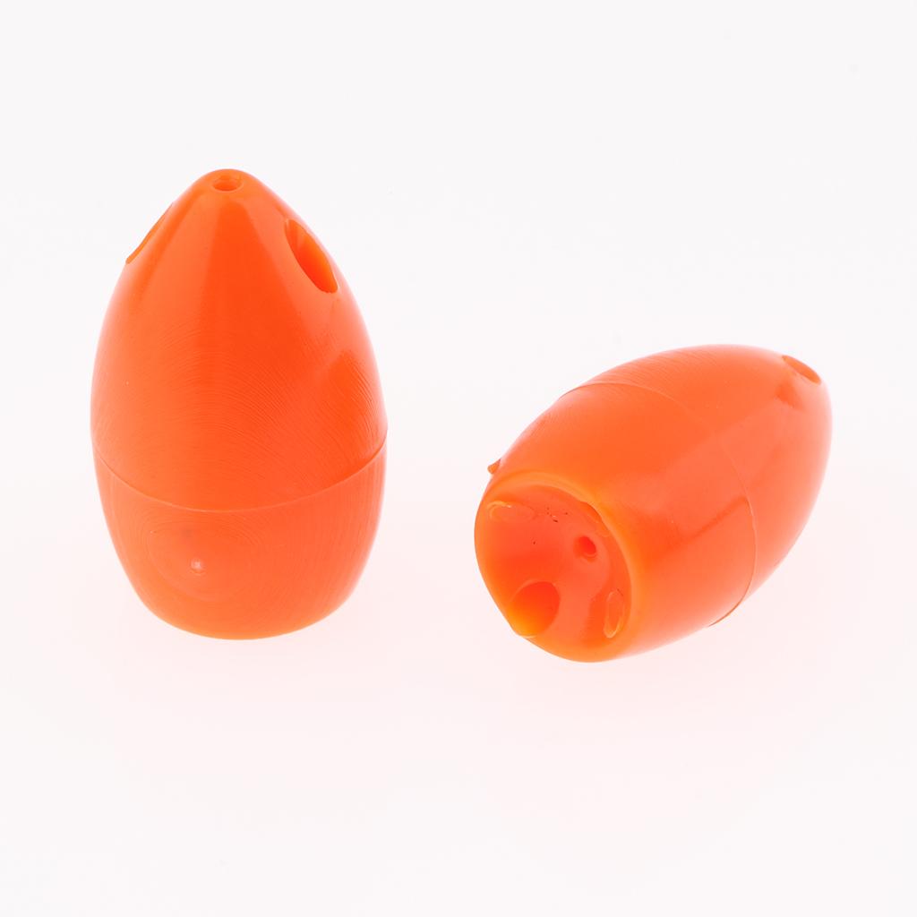 10 Pieces Bombarda Sbirolino Floating Trout Pose Fly Fishing Floats Orange