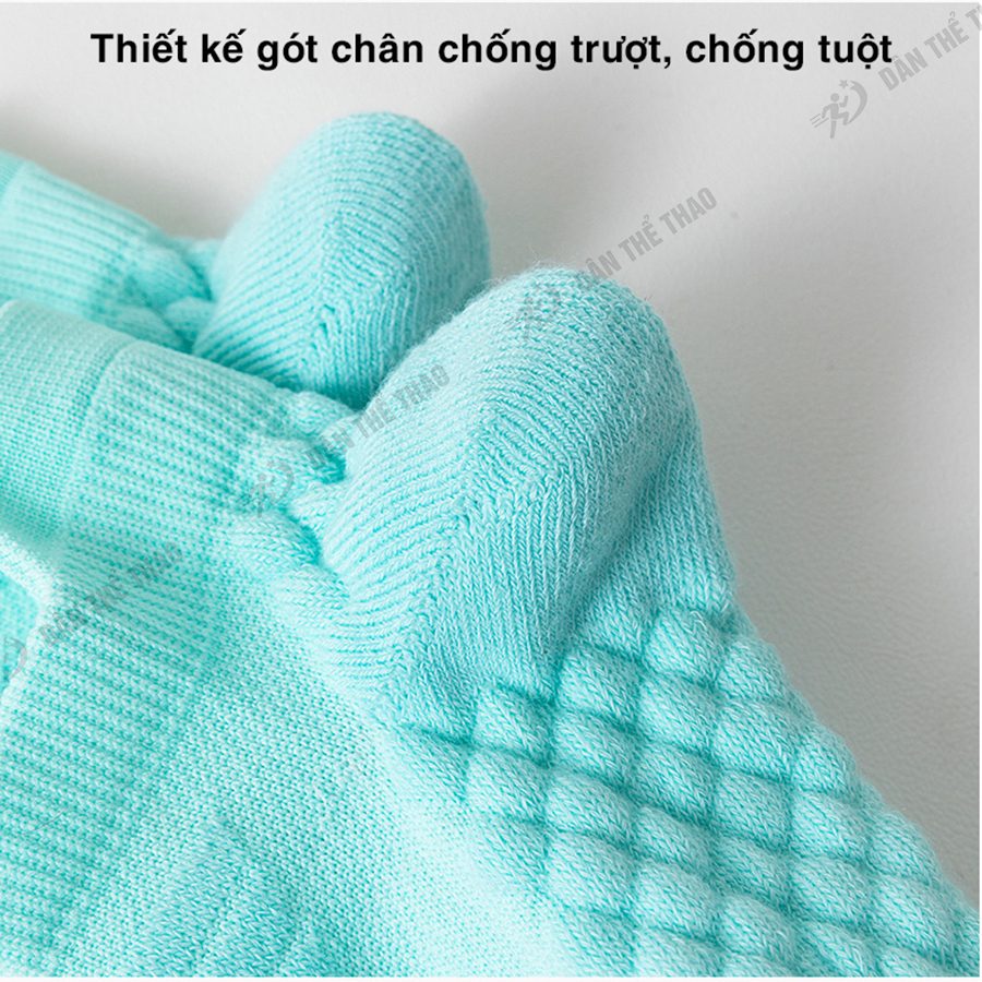 Tất chống thối thoáng khí thấm hút mồ hôi - Tất thể thao cổ ngắn chống trơn trượt nhiều màu