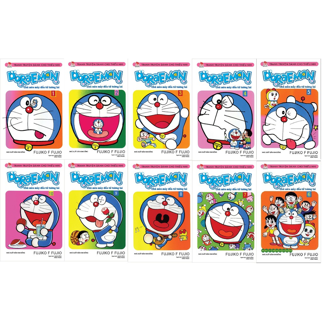 COMBO DORAEMON TRUYỆN NGẮN - TẬP 1 ĐẾN TẬP 10