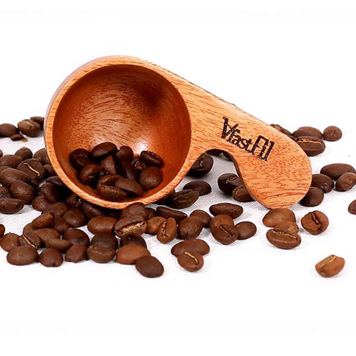 Muỗng gỗ định lượng cafe VfastFil Pro: Muỗng gỗ đong cà phê được làm bằng gỗ xà cừ tự nhiên, thể tích 30ml đong 10g cafe sử dụng với bộ  kit cafe phin VfastFil