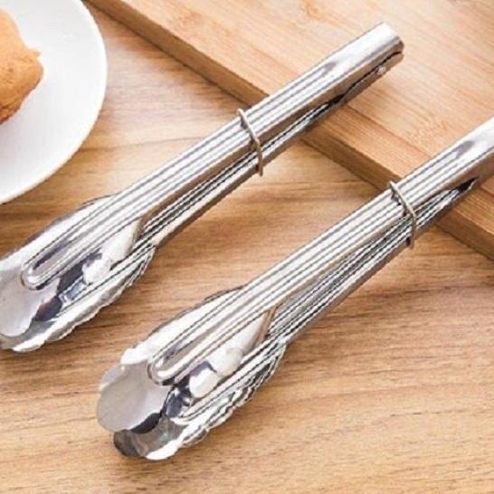 Dụng cụ kẹp gắp đồ ăn, gắp đá, gắp đồ nướng inox mẫu cánh hoa