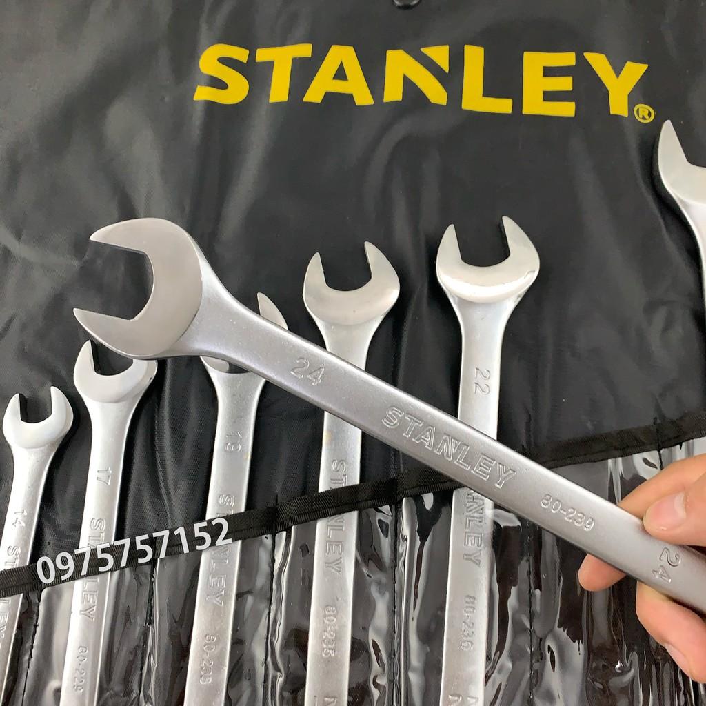 Bộ cờ lê cao cấp STANLEY 14 chi tiết 8-32mm (Vòng miệng - Đầu tròng) - Chính hãng STANLEY 80-944