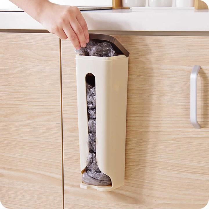 Hộp đựng túi rác, túi nilon siêu sang dáng thon dài dạng rút tiện lợi