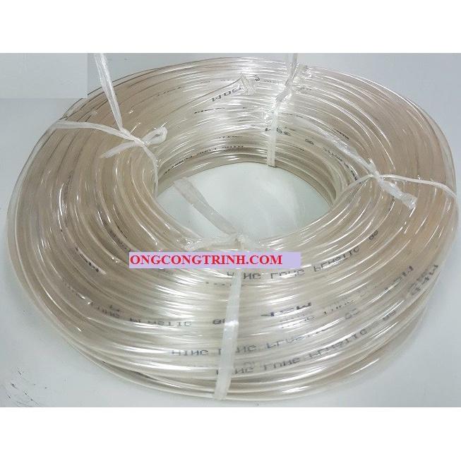 Ti ô ống nước thăng bằng, ống nhựa dẻo pvc trắng cuộn 40m hàng dày đẹp