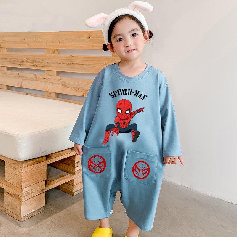 Đồ ngủ liền thân dài tay cotton cho bé gái Magickids quần áo bé gái thu đông giữ ấm, thấm hút mồ hôi Bl21002