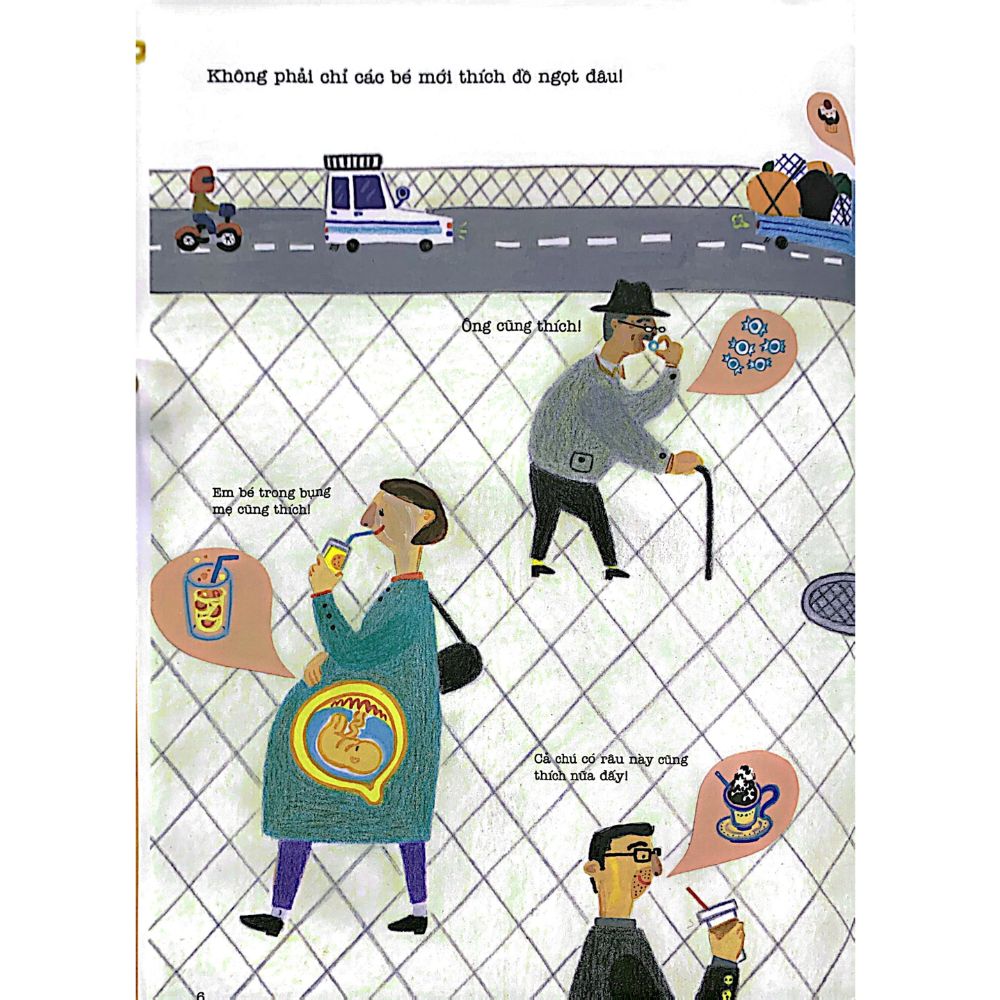Sách Vừa ngọt ngào vừa đáng sợ - Bé ơi, đừng ăn nhiều đường!