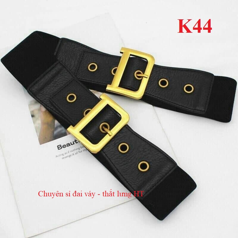 Đai váy Belt nịt chữ D đồng HOT Bản 4cm