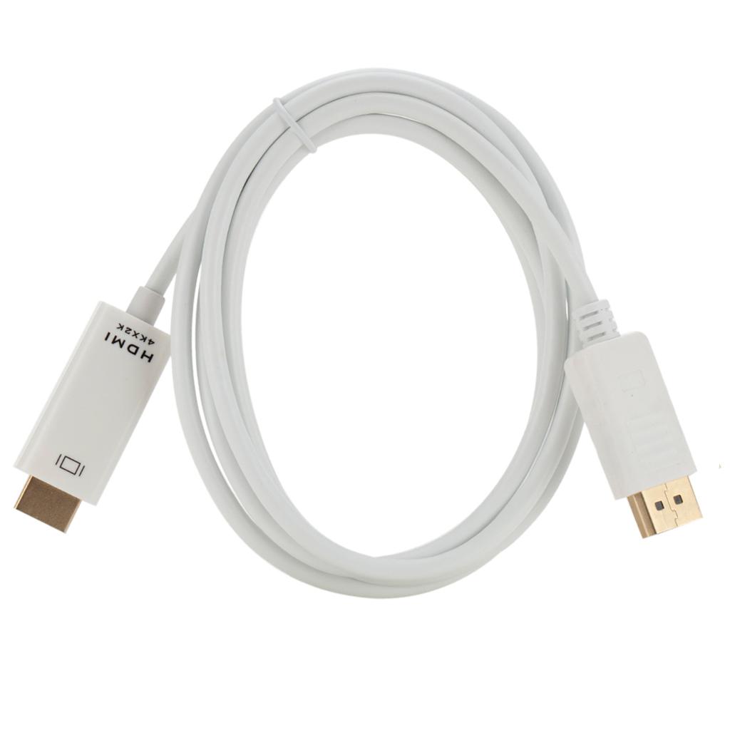 1.8M/6FT 4K X 2K DP To HDMI Adapter Cord Cable For