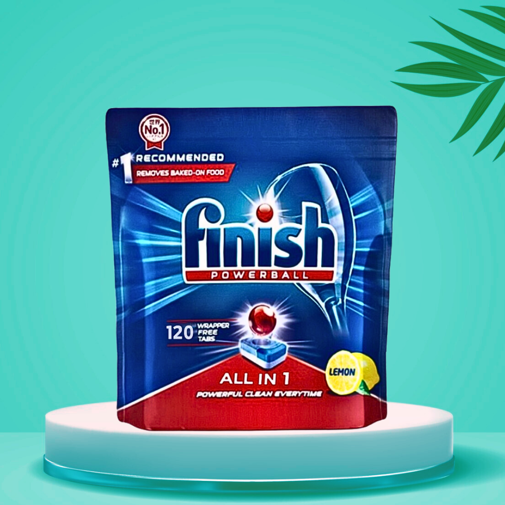 Viên Rửa Bát Finish All In One 120 Viên 6 Chức Năng - 120 Viên Finish