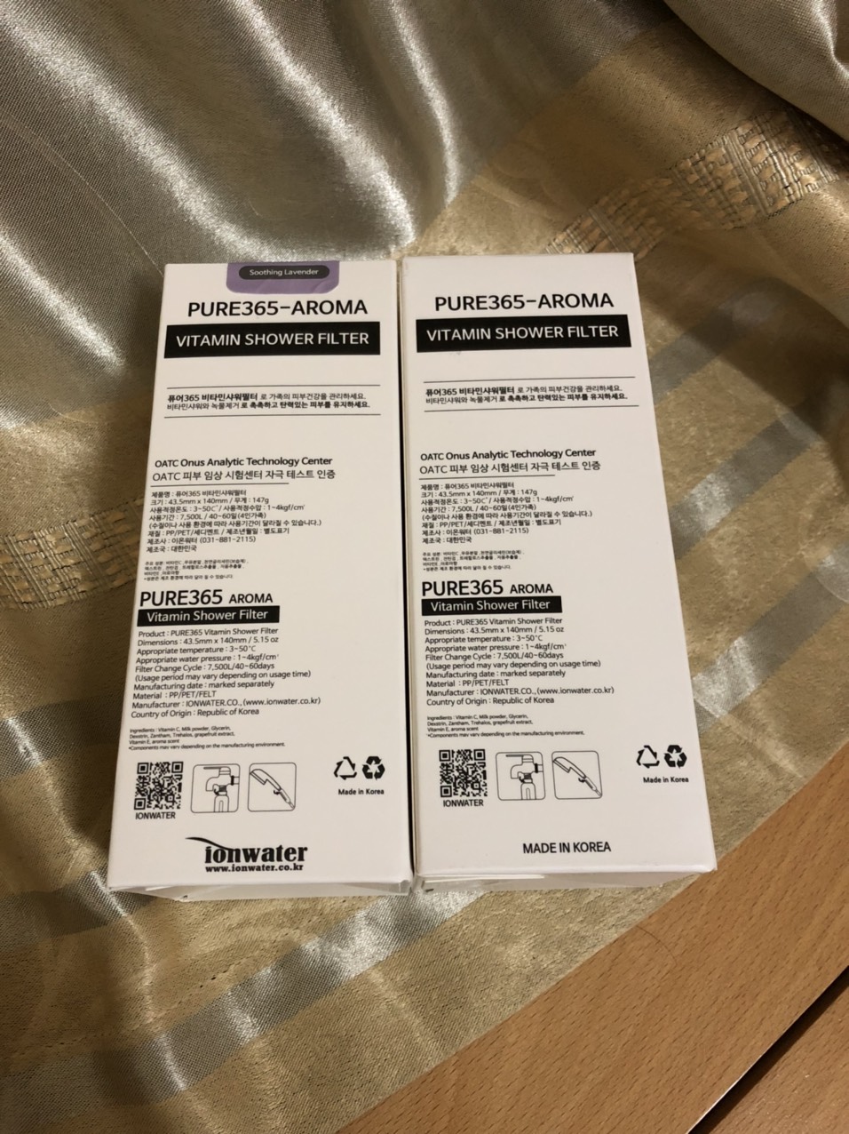 Lọc nước vòi sen Vitamin C ionwater PURE365-AROMA