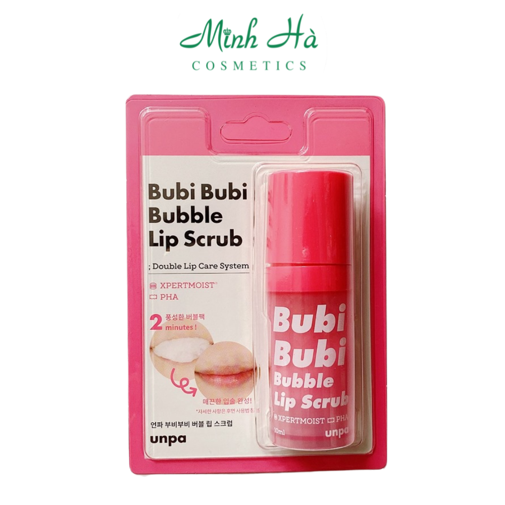 Tẩy da chết môi Bubi Bubi Lip 10ml giúp môi ẩm mịn và mềm mại