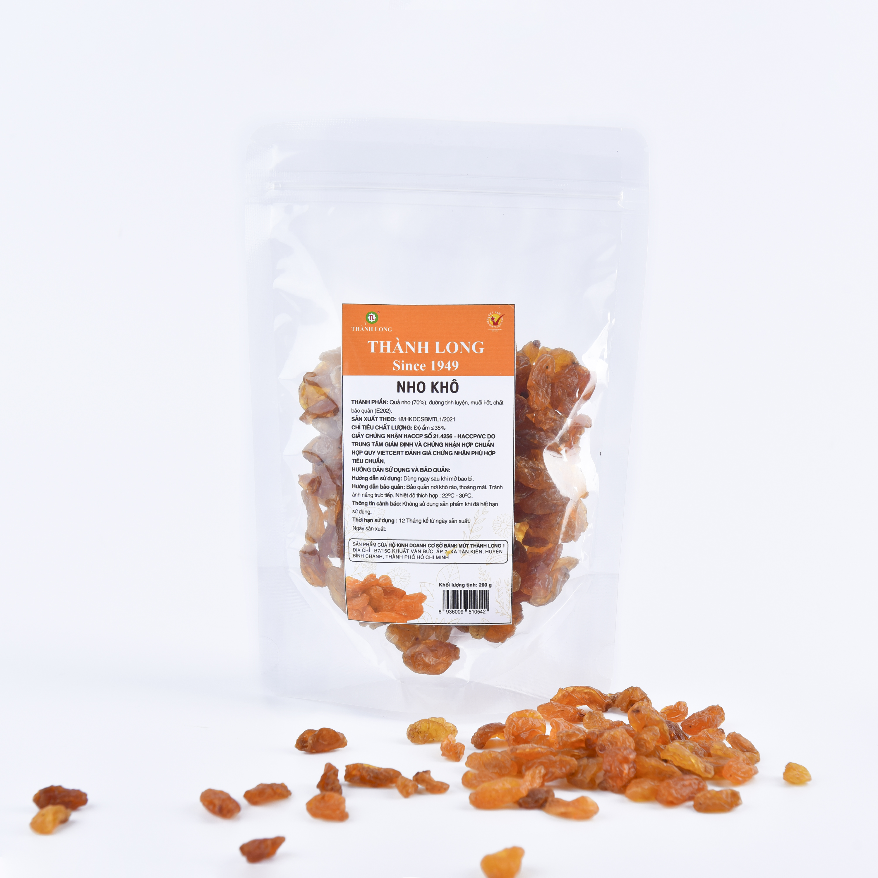 NHO SẤY KHÔ TÚI 500G THÀNH LONG - VIỆT NAM