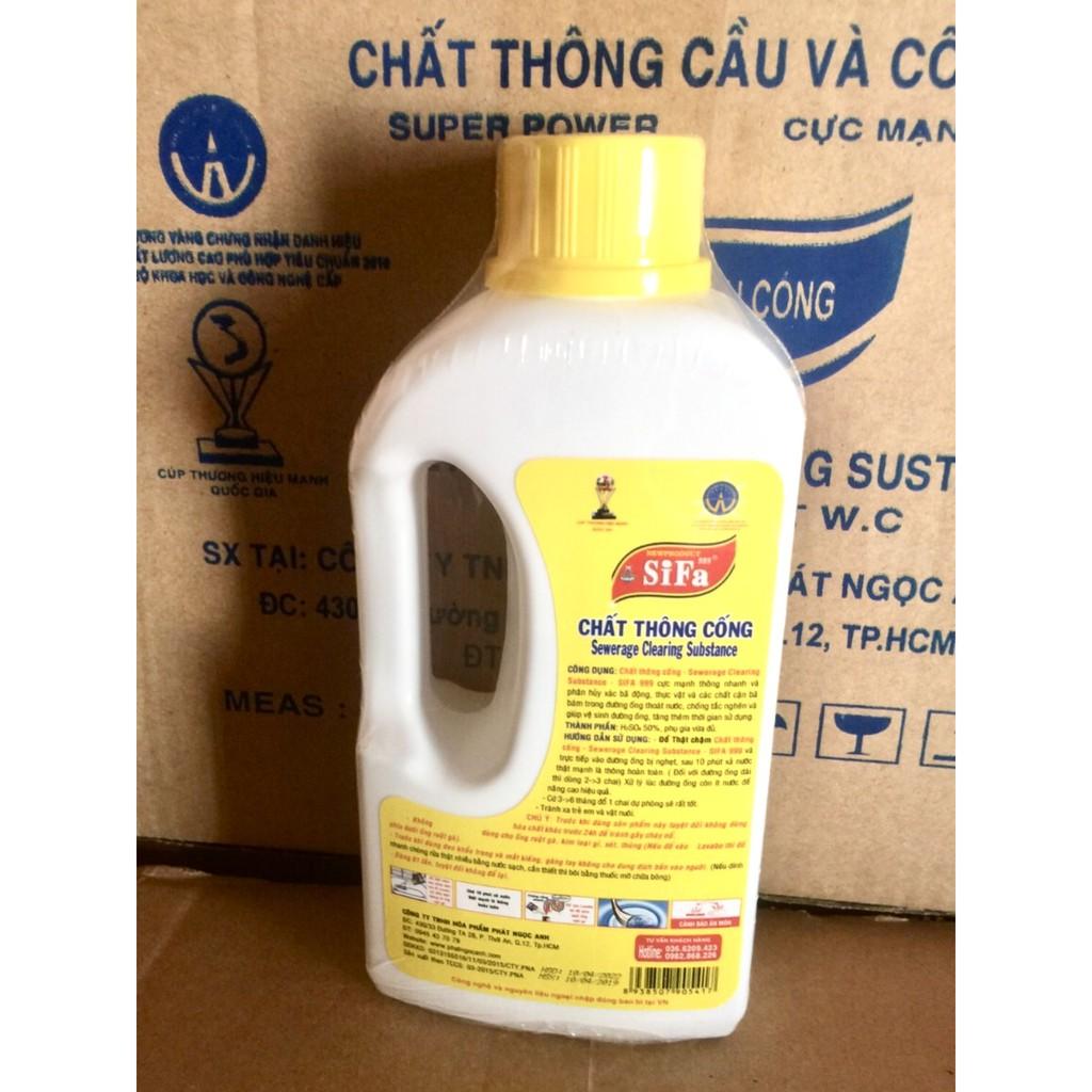 Thông Tắc Cống, Thông Tắc Ống Thoát Nước, Chống Hôi Siêu Mạnh 5 phút Sifa 300g/700g/1400g