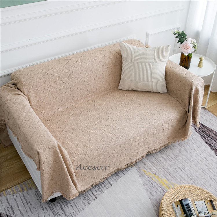 Thảm Trải Sàn, Chăn Sofa Phong Cách Bắc Âu Acescor BAN01 230x180 cm - Phong Cách Tối Giản, Thảm Trải Sàn Trang Trí Nhà Cửa, Homestay, Chung Cư, Trang Trí Phòng Khách, Thảm Trải Bàn, Thảm Phòng Khách, Thảm Phòng Ăn (Minimalist Nordic Sofa Cover Blanket)