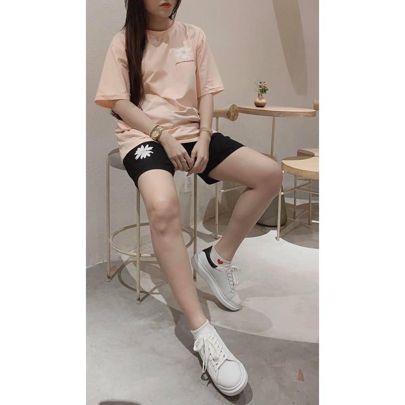 SHORT KAKI LƯNG THUN DAISY UNISEX NAM NỮ