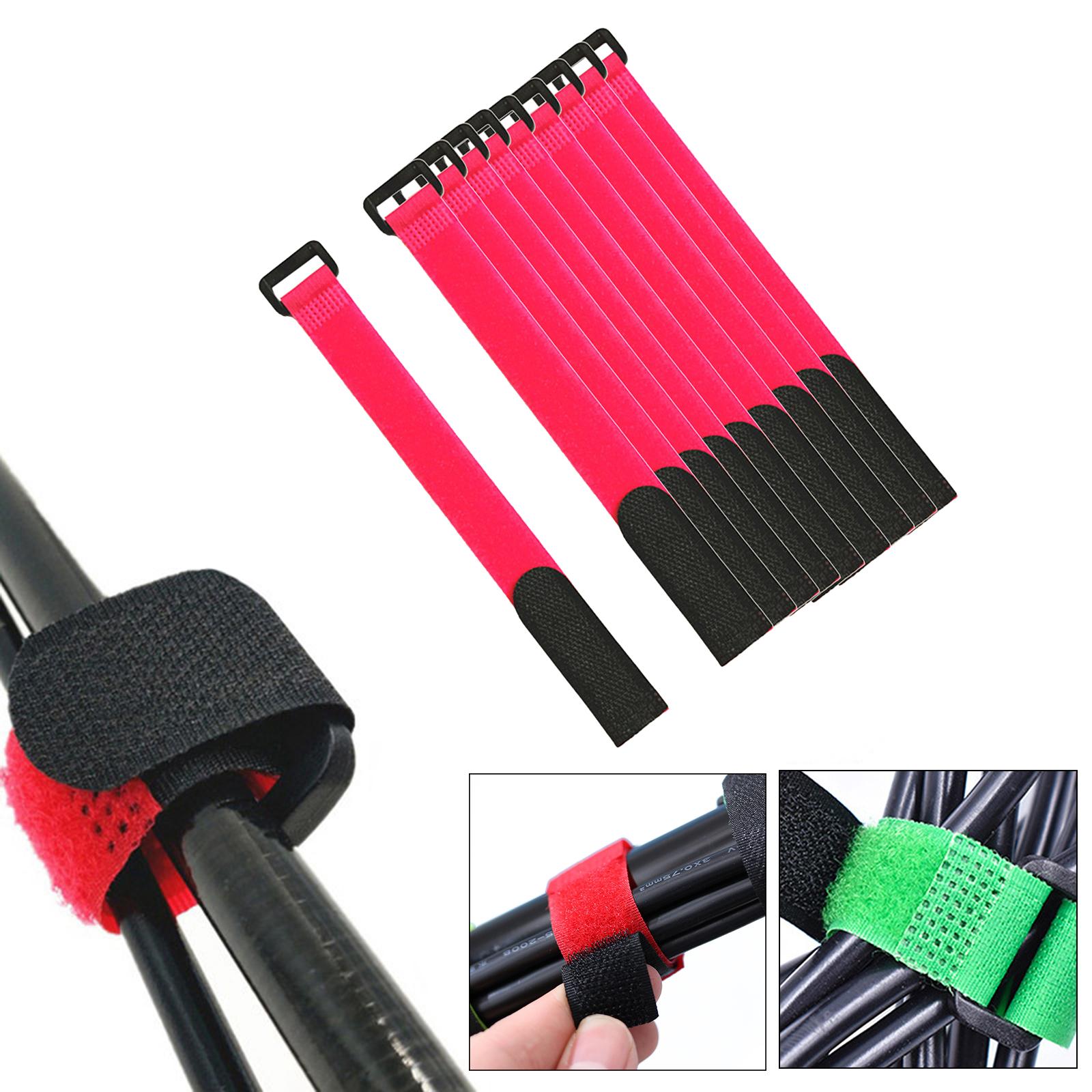 10Pcs Durable Fishing Rod Belts Ties Casting Spinning Rod Straps Holders Fishing Tackle Tie Bag Accessories