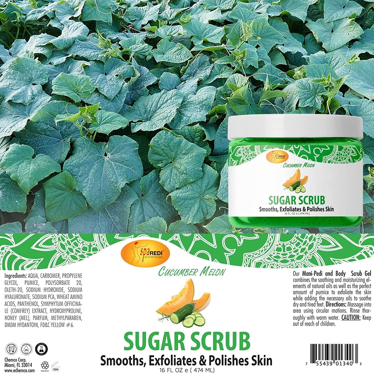 Đường tẩy tế bào chết Sugar Scrub mùi Dưa 474 ml