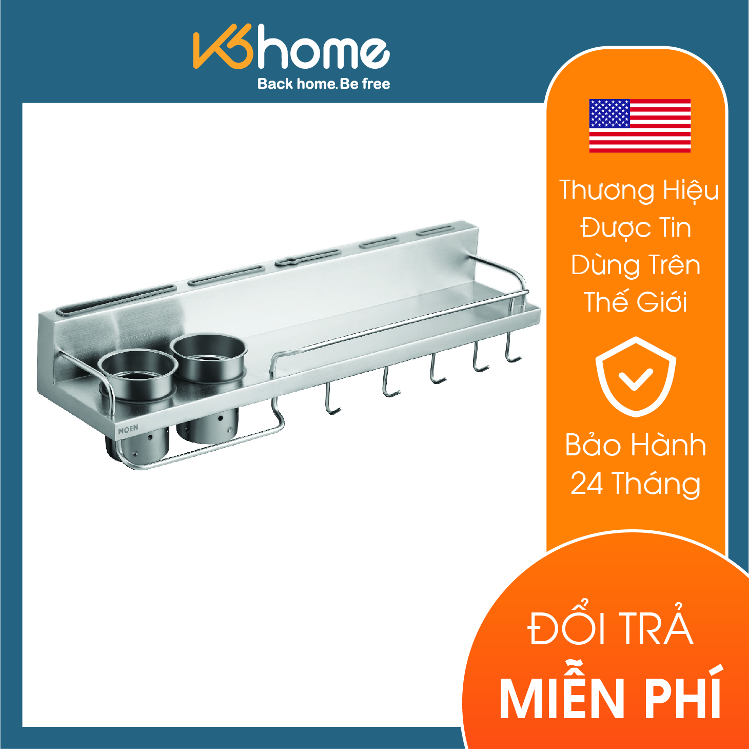 Kệ bếp đa năng Moen