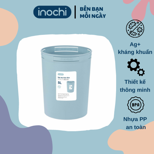 Sọt rác Hiro tròn 5L, 10L, 15L của Inochi Nhật Bản Chính hãng cao cấp