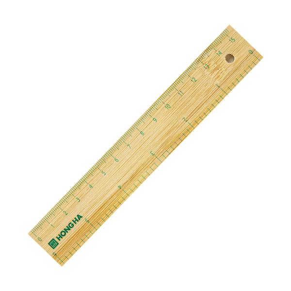 Thước Kẻ Gỗ Green 15 cm - Hồng Hà 3492