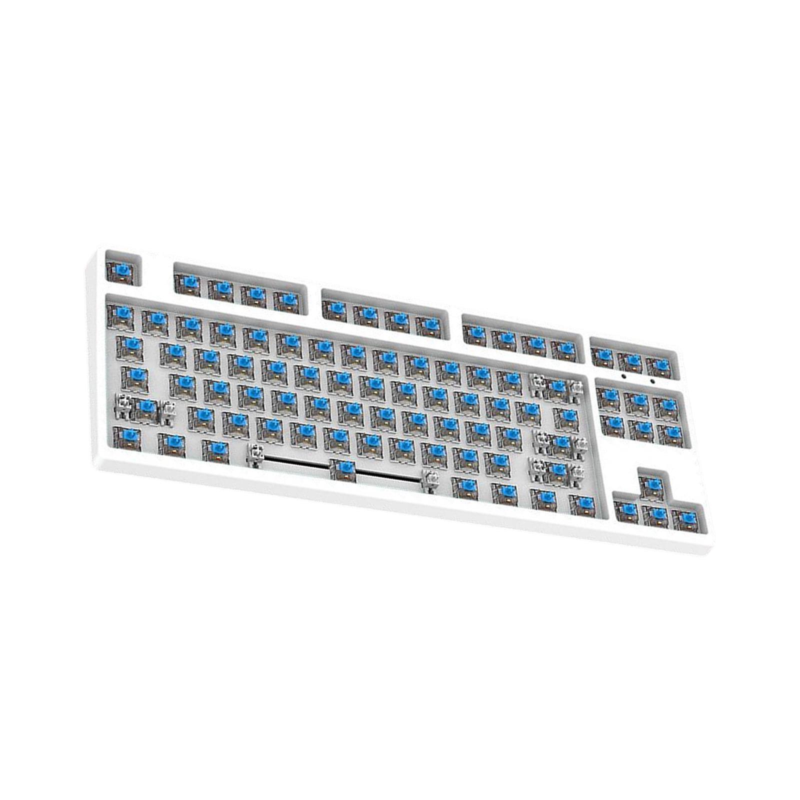 DIY Wired Mechanical Keyboard Kit accessories White