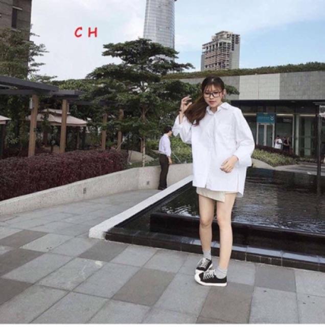Sơ mi thụng xẻ tà COU755