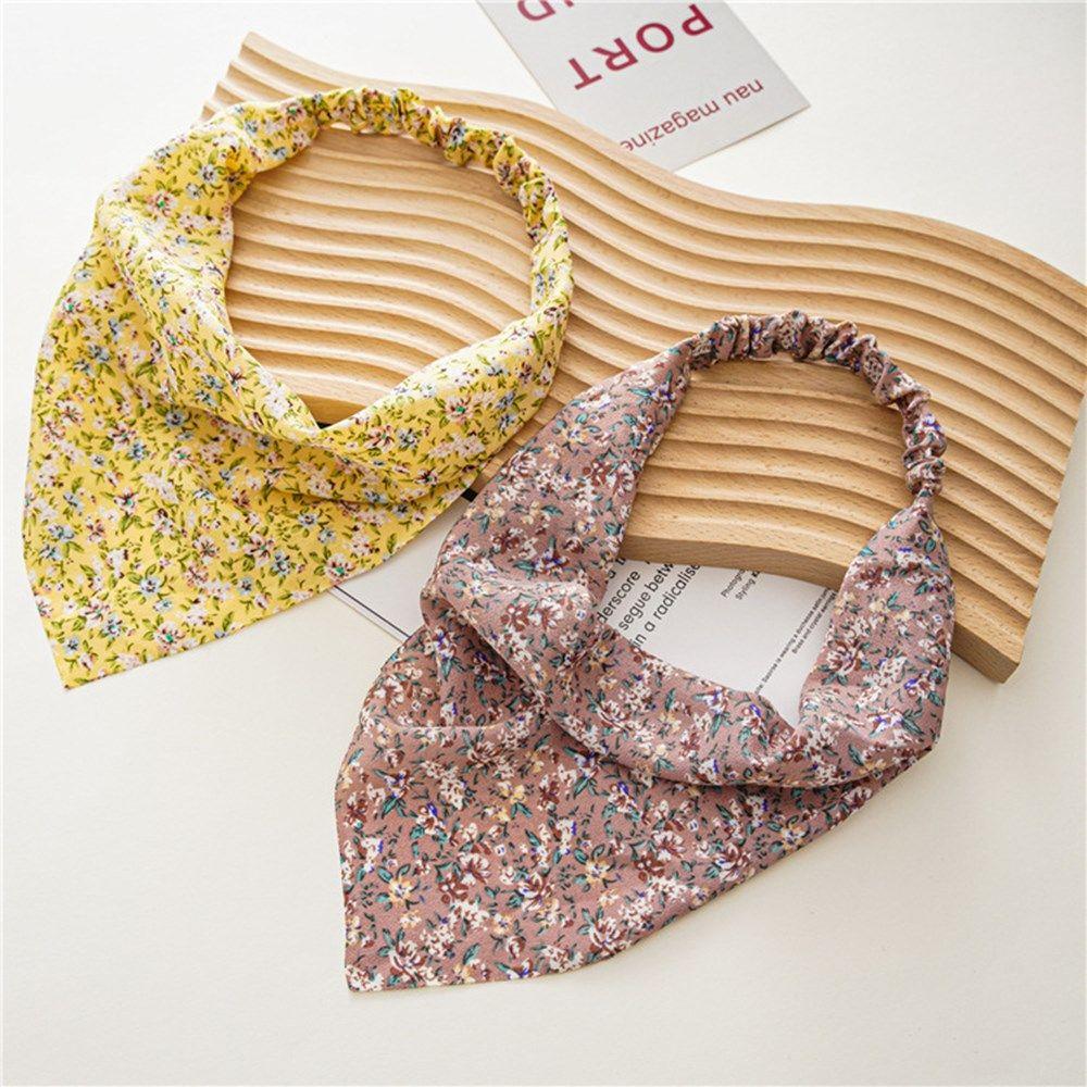 Băng Đô Co Giãn In Họa Tiết Hoa Phong Cách Bohemia Dành Cho Nữ