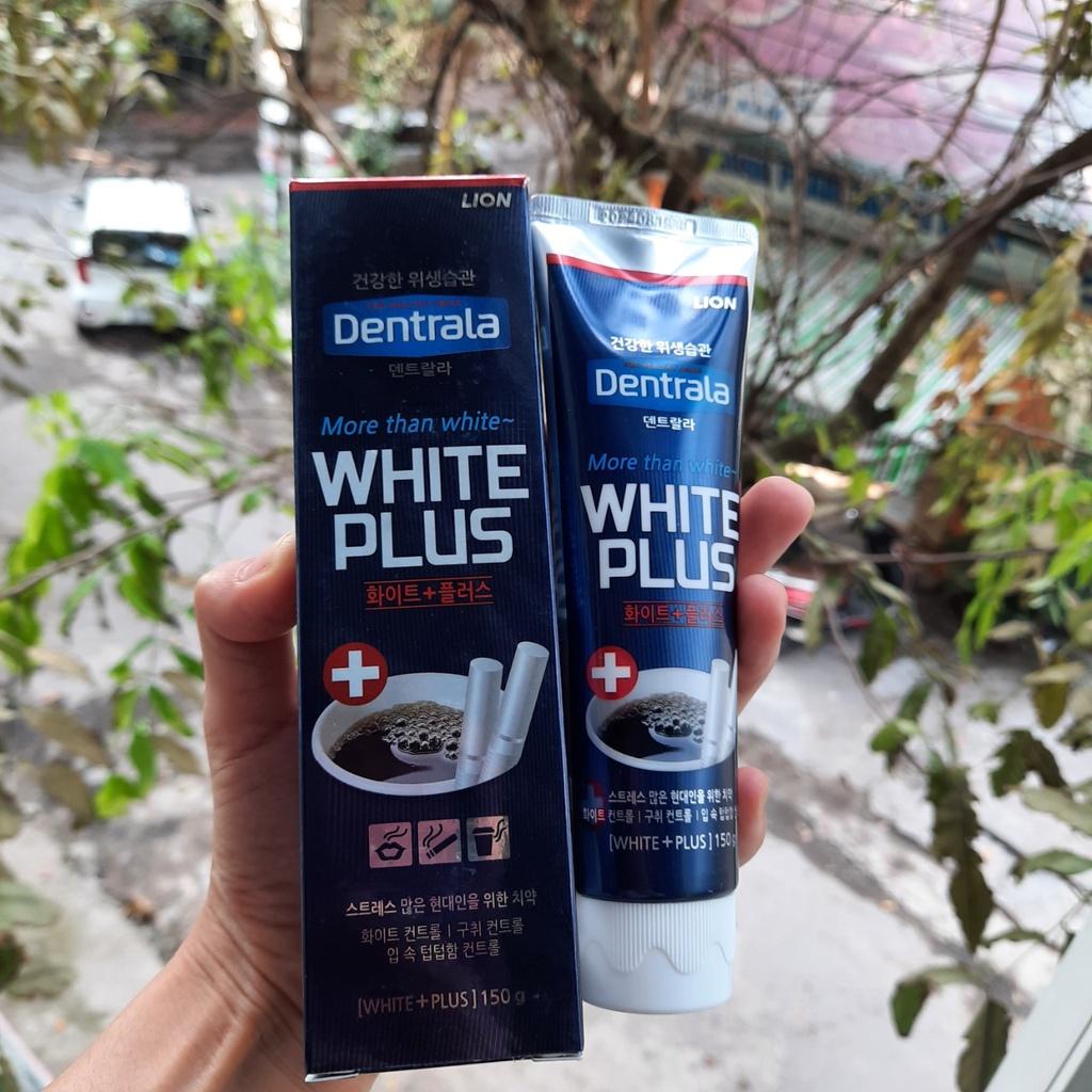 Kem đánh răng cho người hút thuốc và uống coffee Dentral Whitening Plus Hàn Quốc 150g