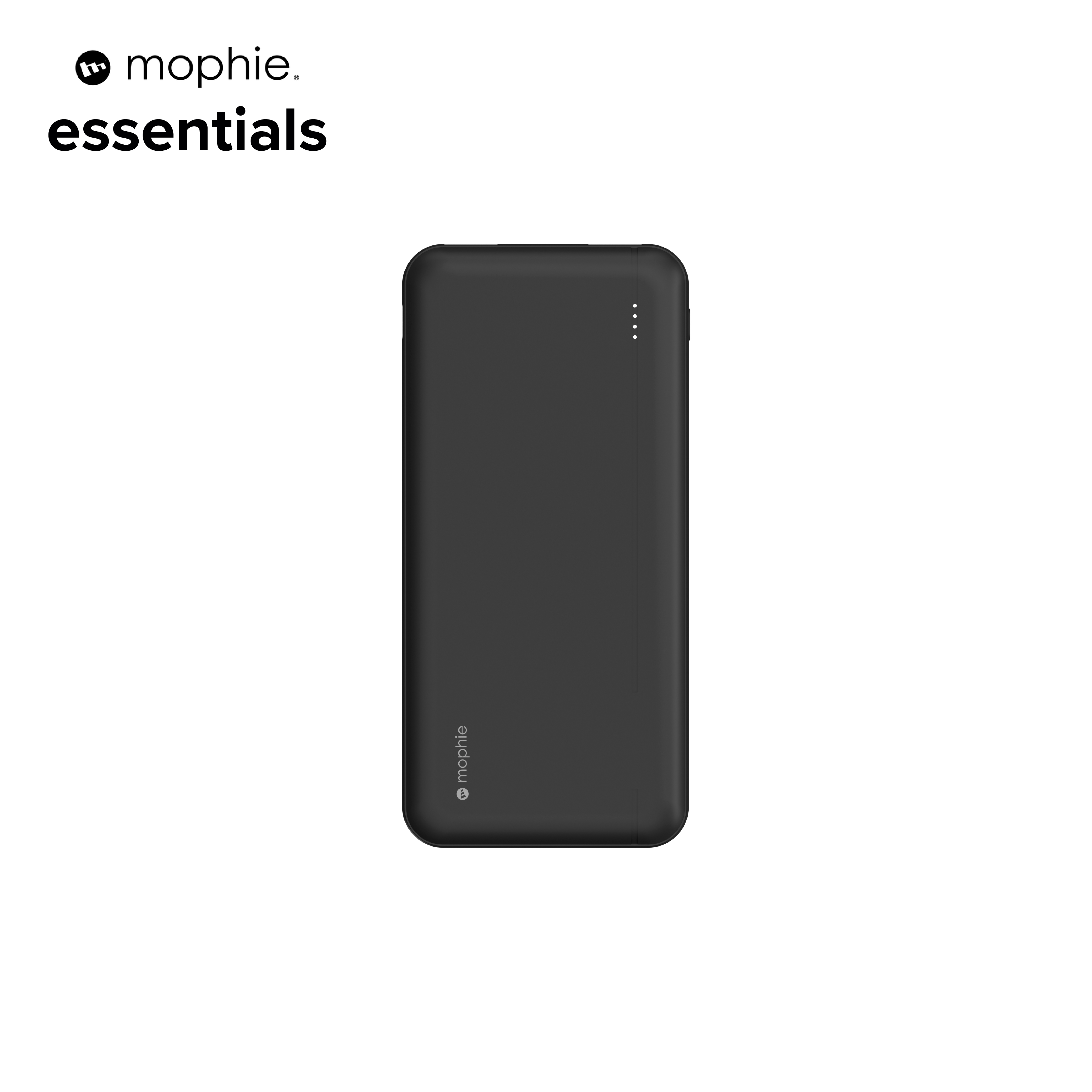 Sạc dự phòng Mophie Essentials 10.000mAh/3.7V PD20W 2 USB-A 1 USB-C, bảo hành 12 tháng - Hàng chính hãng