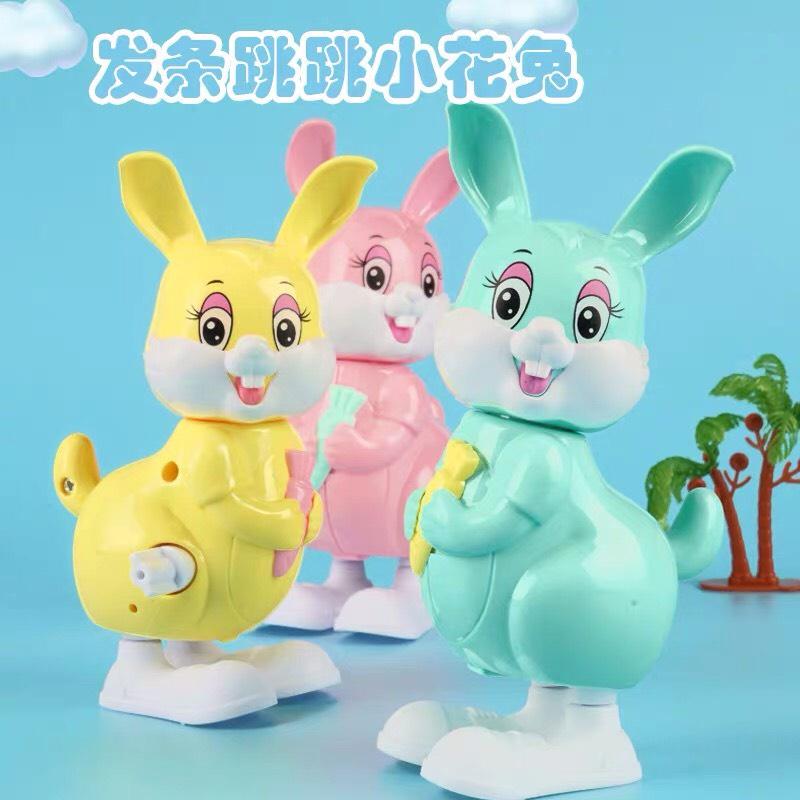 Đồ Chơi Cho Bé Đồ Chơi Chạy Cót Thỏ Nhún Nhảy, Đầu Xoay 360 Độ Cho Bé Thỏa Sức Vui Chơi, Kích Thích Vận Động