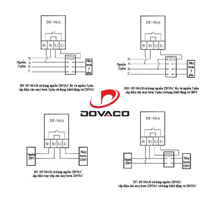 Bộ 3 dây dẫn có đầu dò kim loại cho Thiết bị cảm biến máy bơm nước