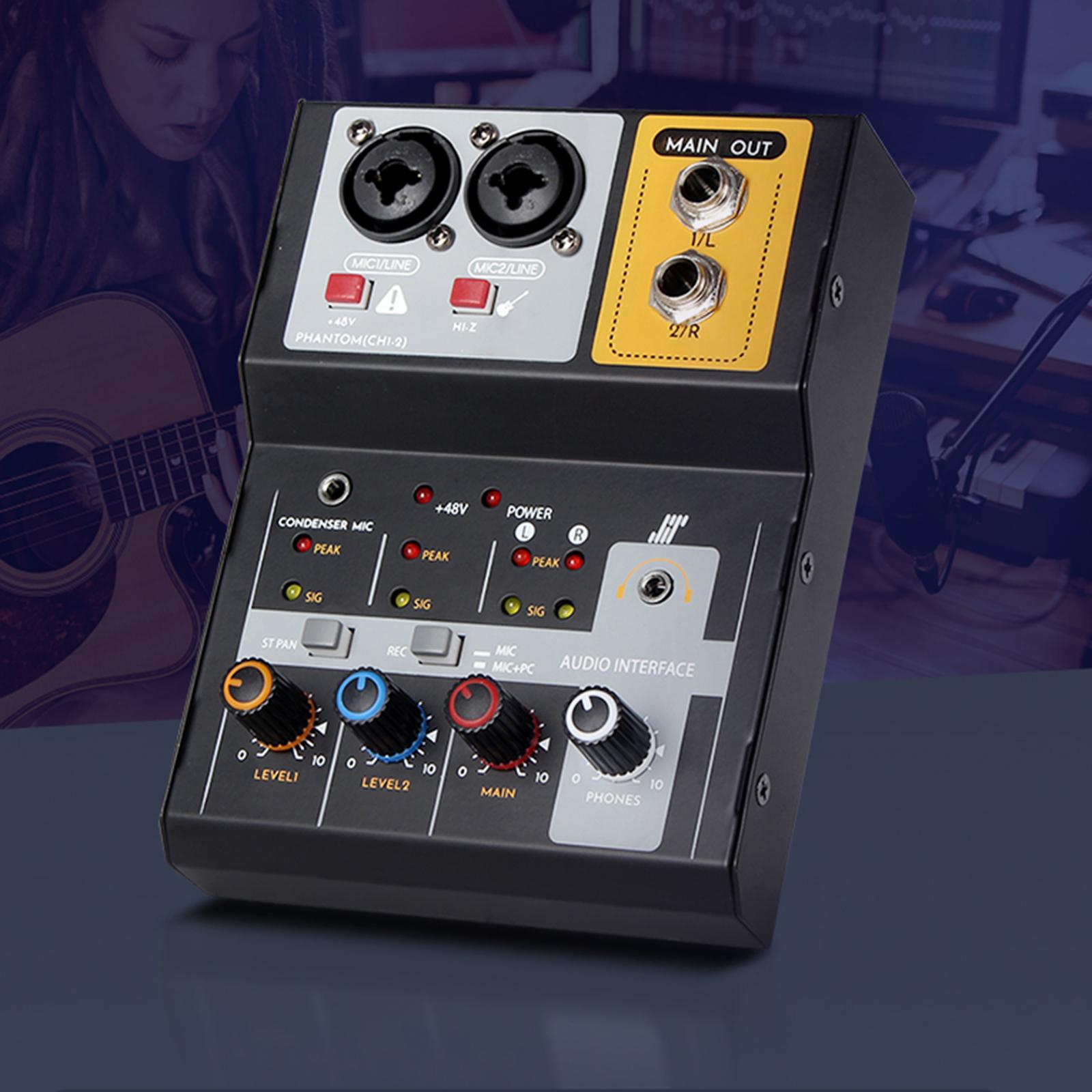 Mini Audio Mixer Audio Mixer Controller for Party Recording Studio Show