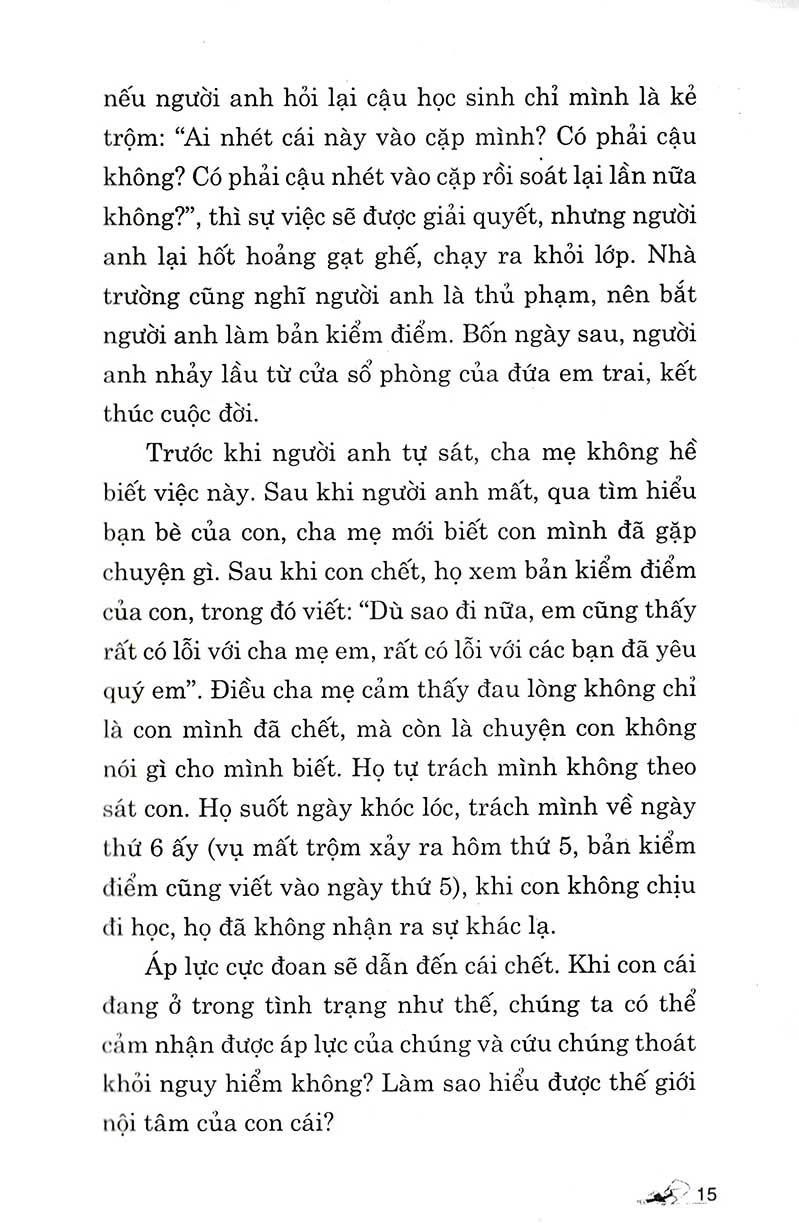 Áp Lực Của Trẻ