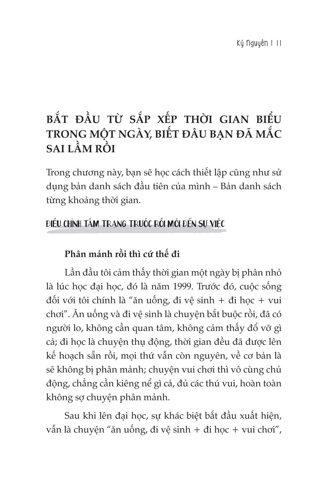 Dừng Bao Biện! - Làm Gì Có Chuyện Bạn Không Có Thời Gian