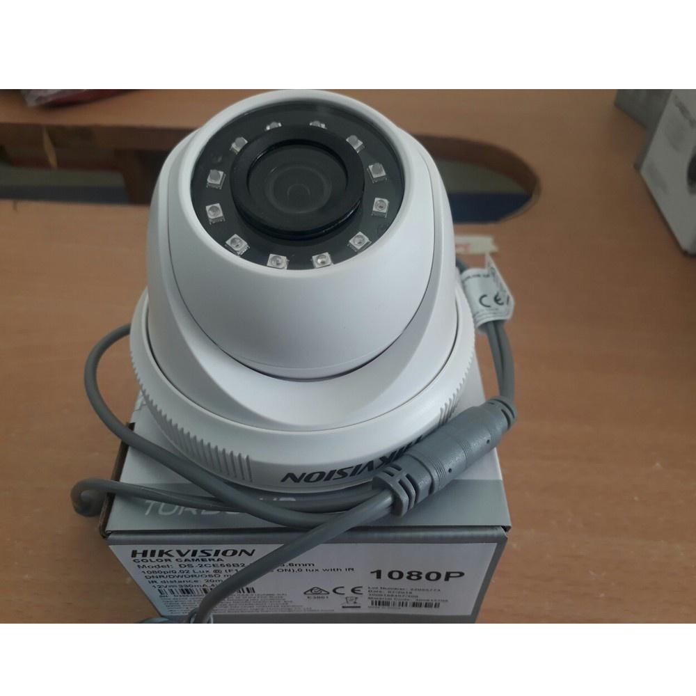 Camera HD-TVI Dome 4 in 1 hồng ngoại 2.0 Megapixel HIKVISION DS-2CE56B2-IPF - Hàng Chính Hãng