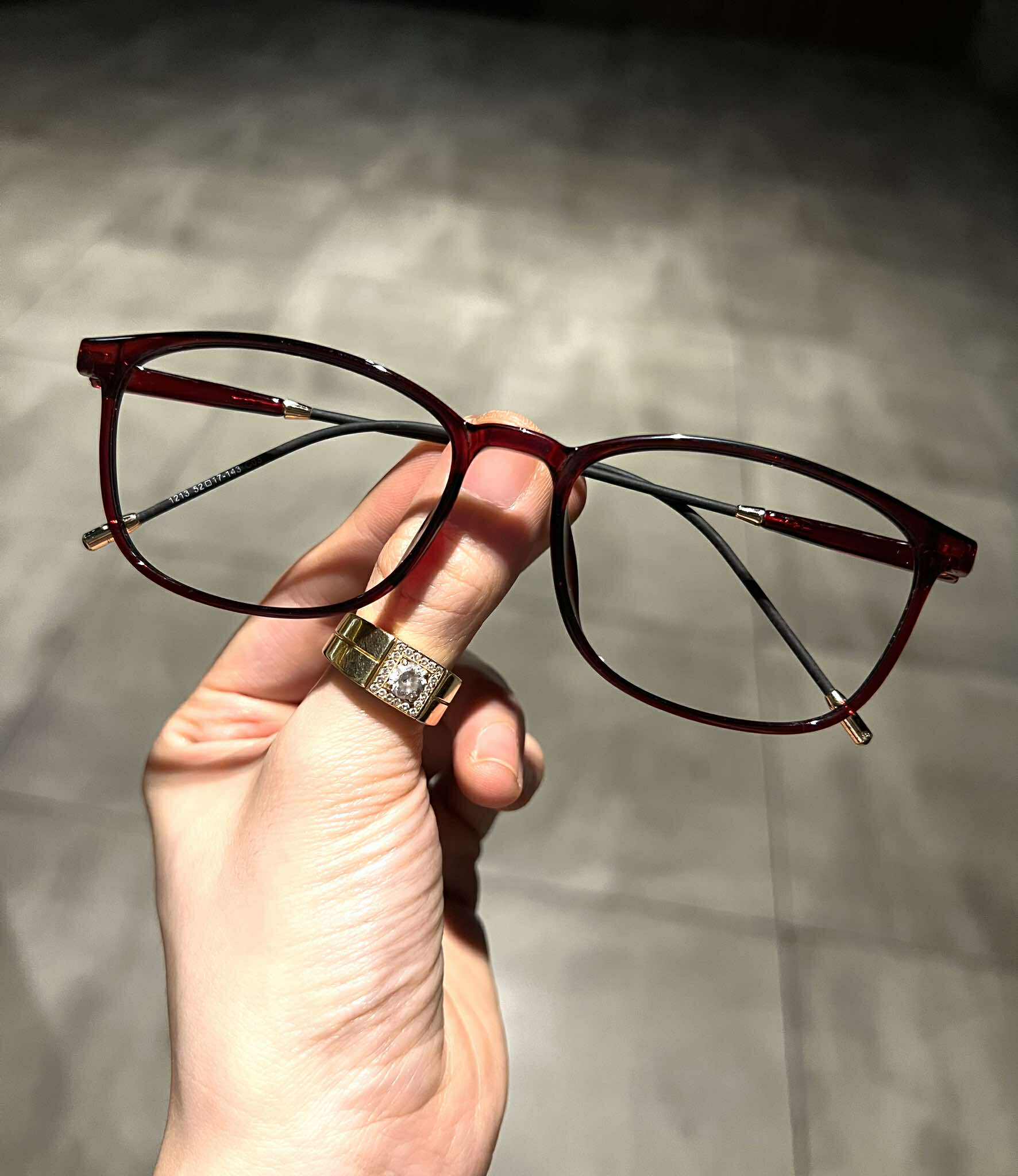 Kính thời trang unisex dáng mắt bầu gọng nhẹ cao cấp