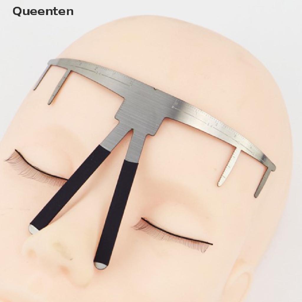 Queenten Eyebrow Tattoo Stencil Ruler Balance Shaper Template Definition QT