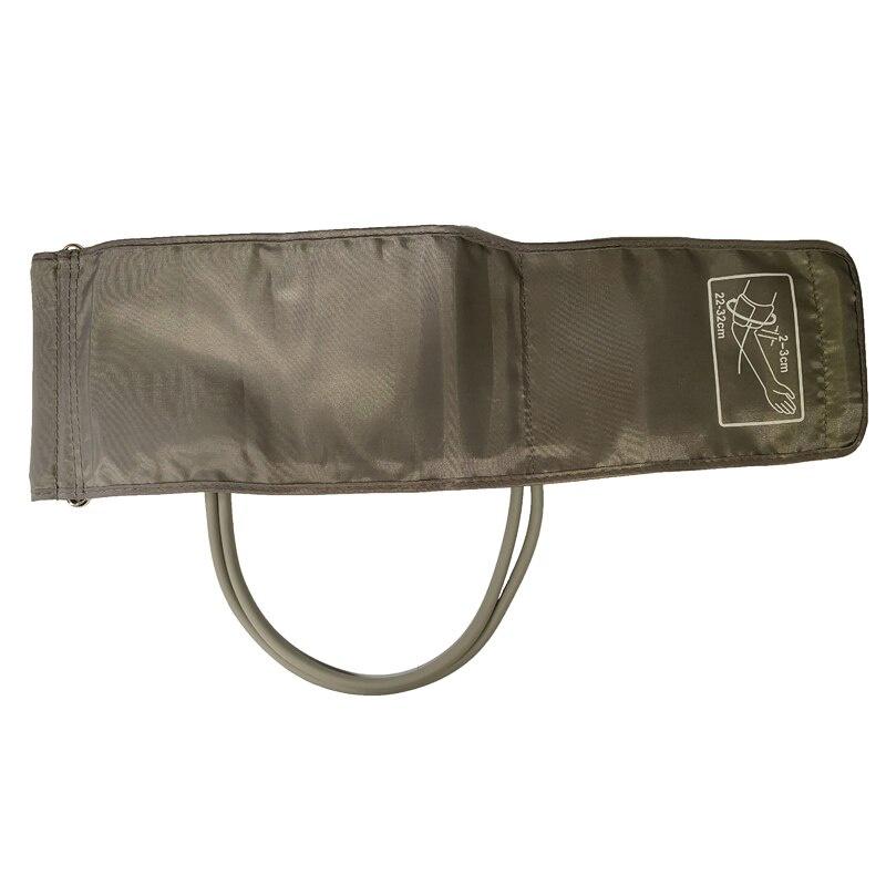 Adult portable manual sphygmomanometer cuff mercury double tube blood pressure meter arm belt length 22-32cm
