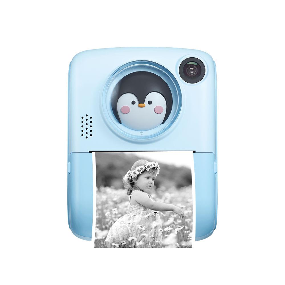 Phong cách mới nhất dành cho trẻ em mới in Polaroid máy ảnh hoạt hình kỹ thuật số độ nét cao hẹn giờ chụp ảnh ống kính kép chơi máy ảnh