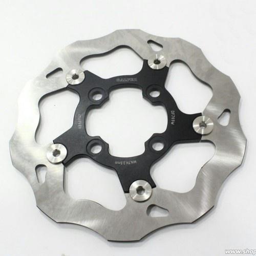 Đĩa thắng 220mm lòng đen gắn cho xe drem