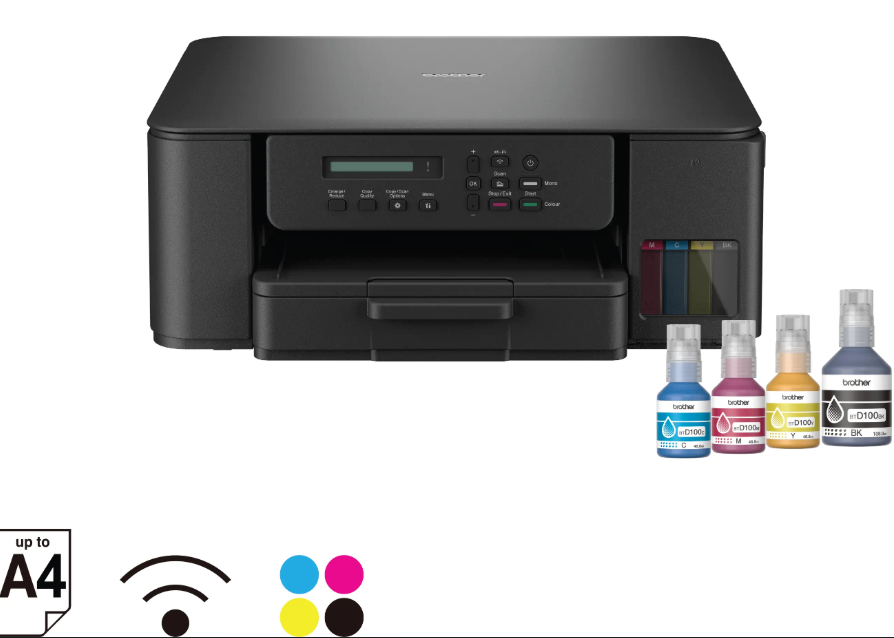 Máy in phun màu đa năng Brother DPC-T530DW - Hàng Chính Hãng