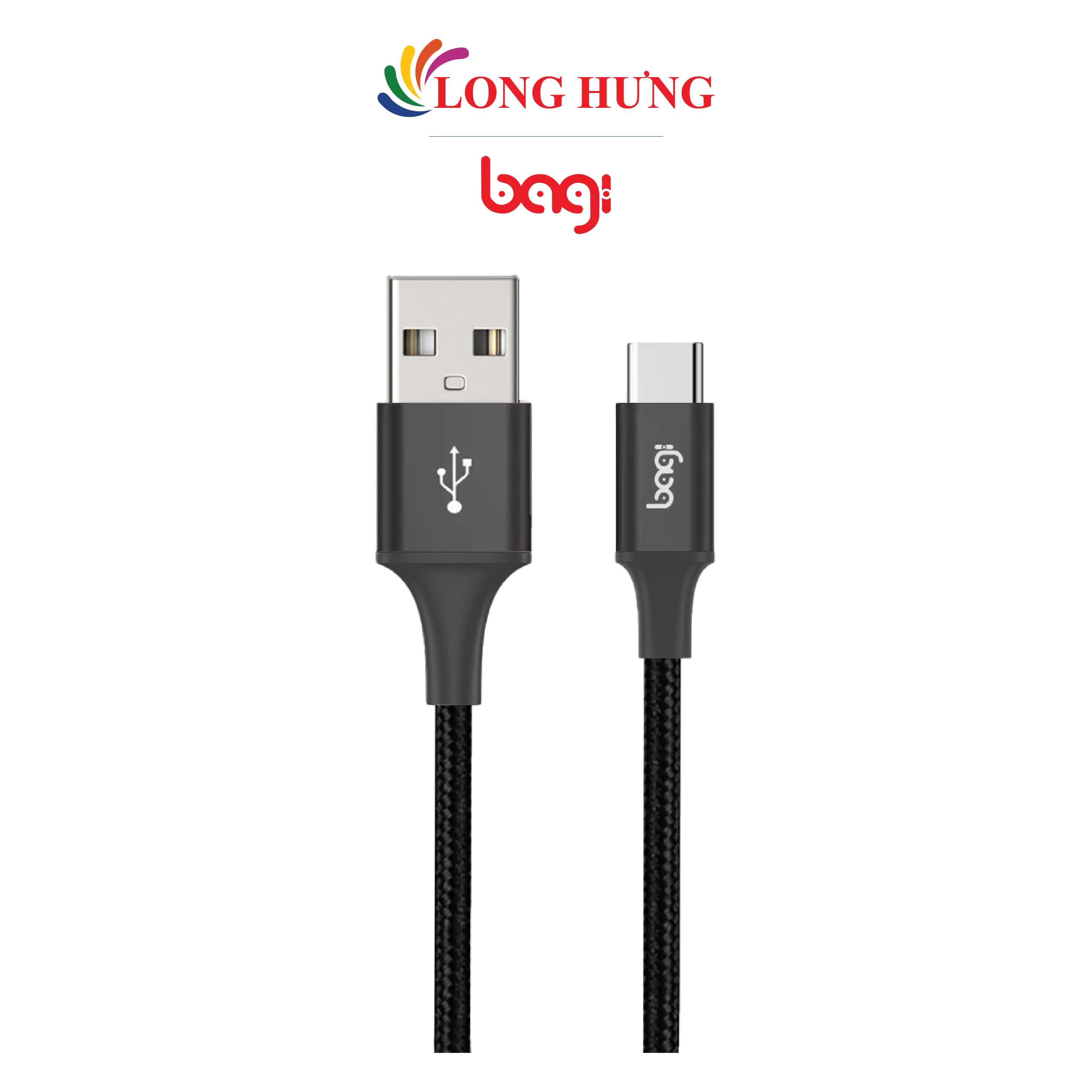 Cáp USB Type-C 2.0 Bagi dây dù 1m CS100 - Hàng chính hãng