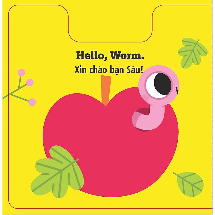 Sách Ú òa - những chuyển động nhỏ song ngữ Anh Việt kích thích giác quan