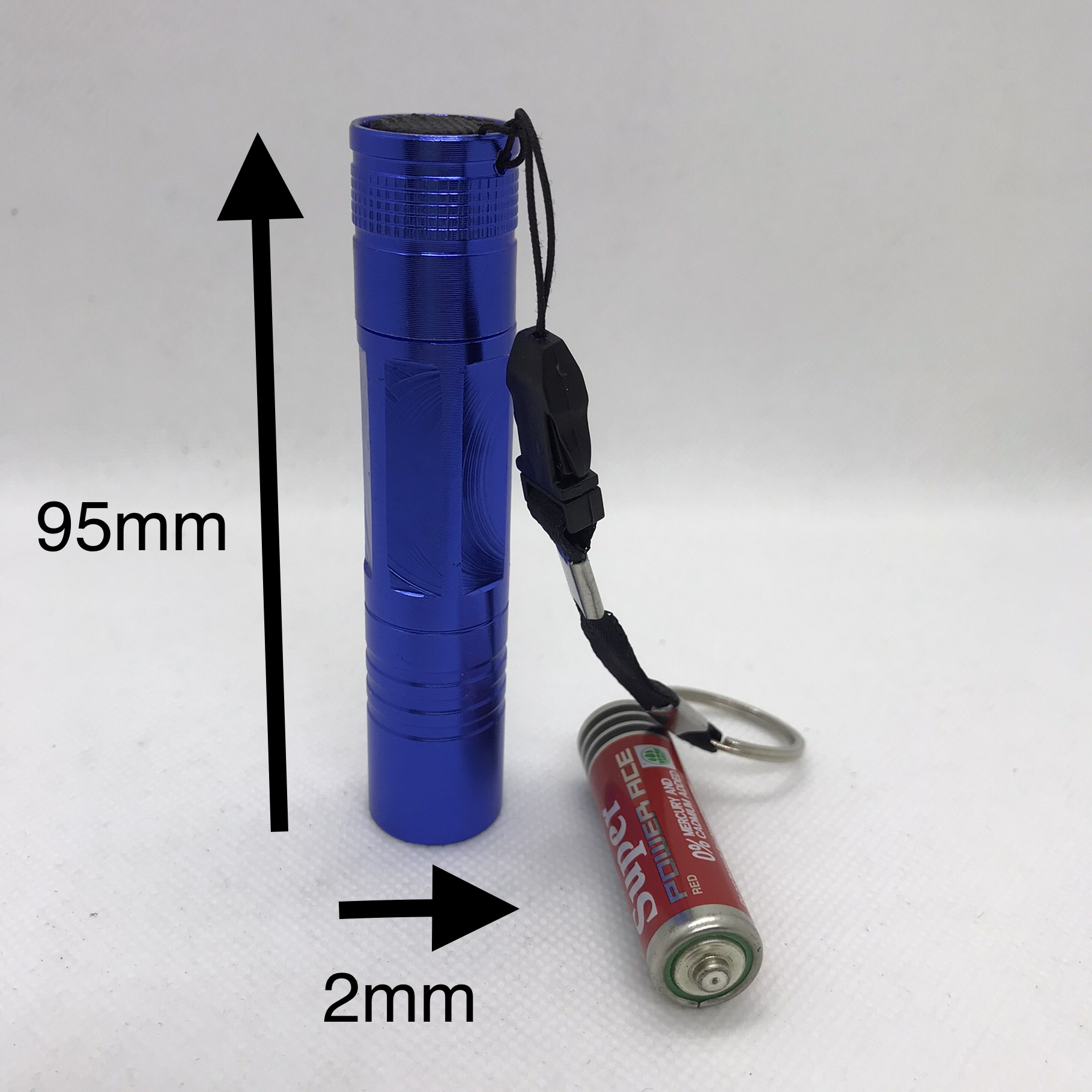 Đèn Pin Mi Ni bỏ túi siêu sáng Led 551 dùng pin AA