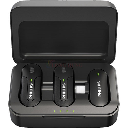 Micro không dây Wireless Lavalier Philips 2 Micro DLM9002 - iP - Hàng chính hãng