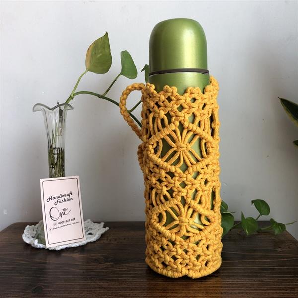 Túi Đựng Bình Giữ Nhiệt Macrame Handmade - mẫu 3