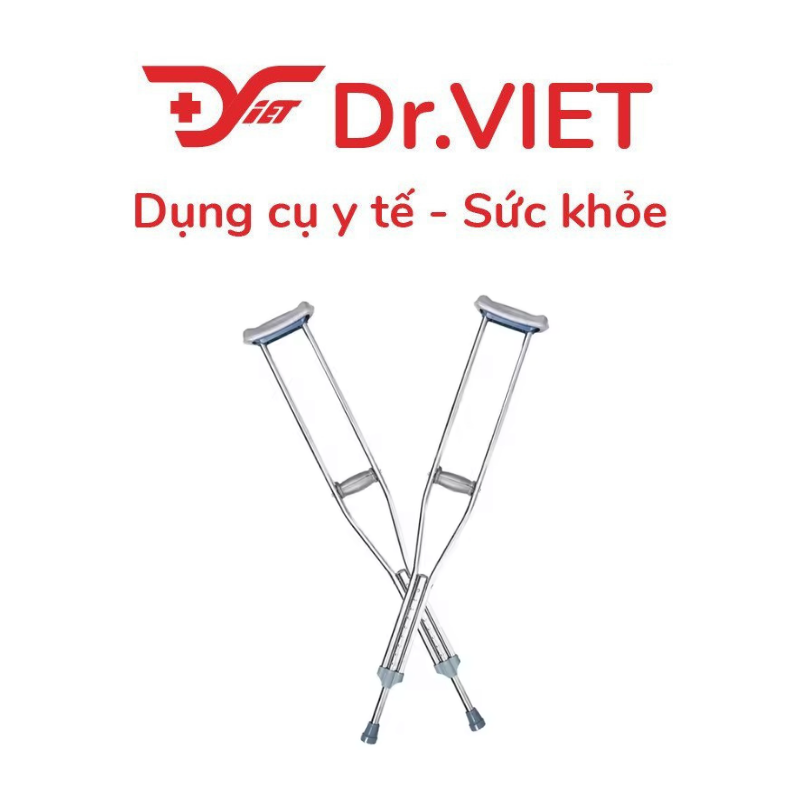 Nạng Inox Chống Nách Cao Cấp Có Tăng Giảm TaJerMy TJM-NN02