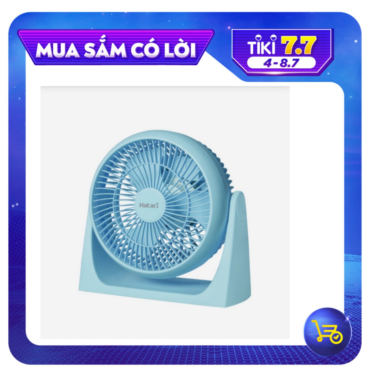 Quạt bàn Thái Lan đa năng,Quạt cá nhân, Quạt trẻ em, người già,  Quạt Văn phòng Hatari HT-PS20M1 Hàng Chính hãng