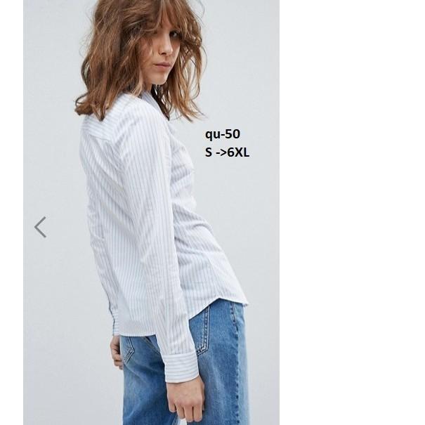 TOP41QU ÁO SƠ MI SỌC NỮ CAO CẤP